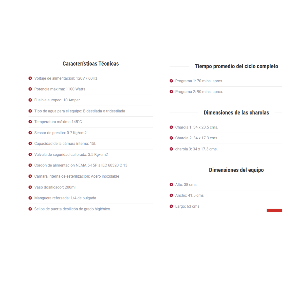 Autoclave Esterilizador de Vapor Ribemex 15 Lt Nova