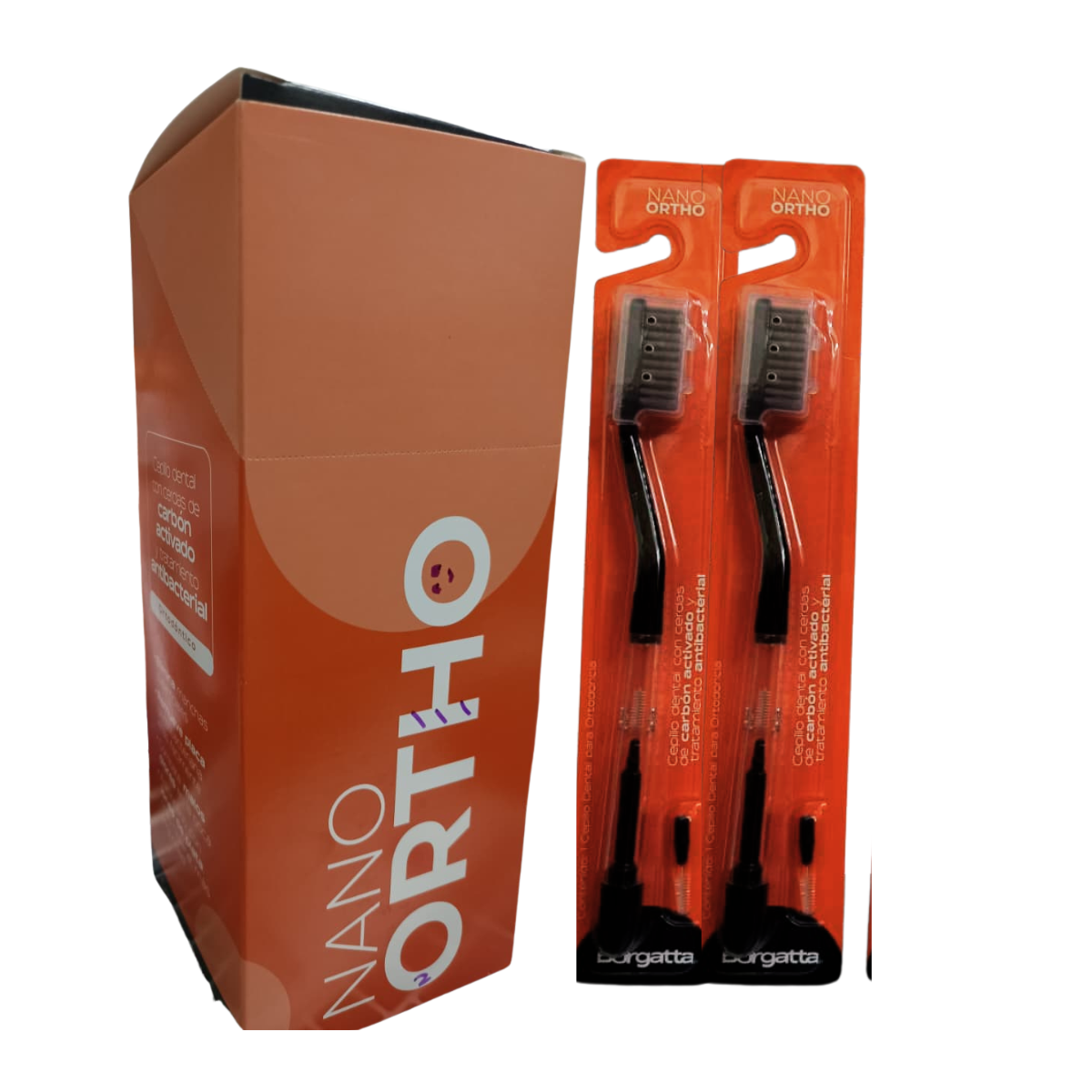 Cepillo de dientes Nano Ortho Con Iones de Plata