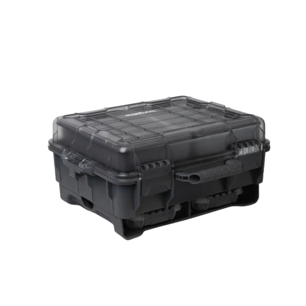 Caja organizadora Pesquera Gris Borgatta Odontologia Con Divisiones Dental