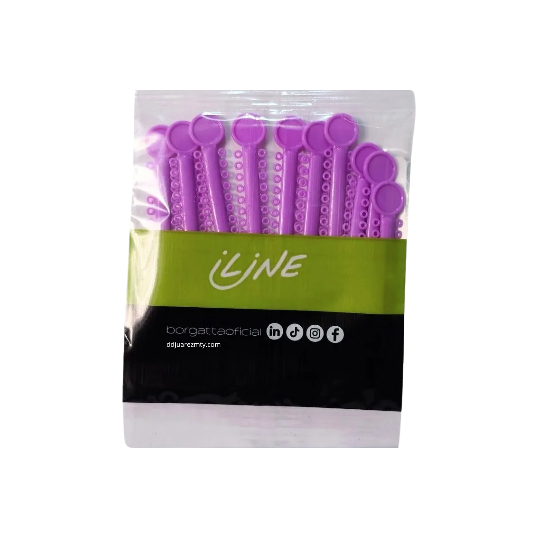 Ligas Módulos de Ortodoncia 1 Bolsa con 10 Bastones Borgatta