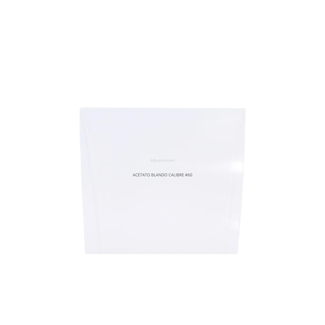 Acetato Valdi Blando 1 Pieza Individual - Deposito Dental Juarez