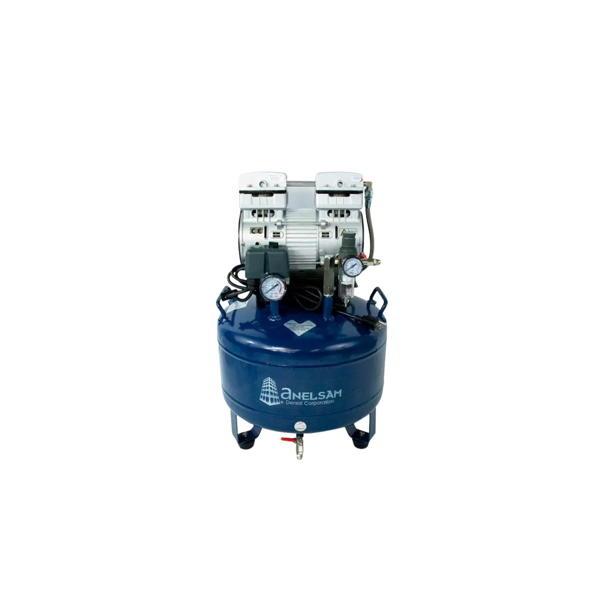 Compresor 1 H.P.38L Anelsam Semi Silencioso (Garantía 1 Año)