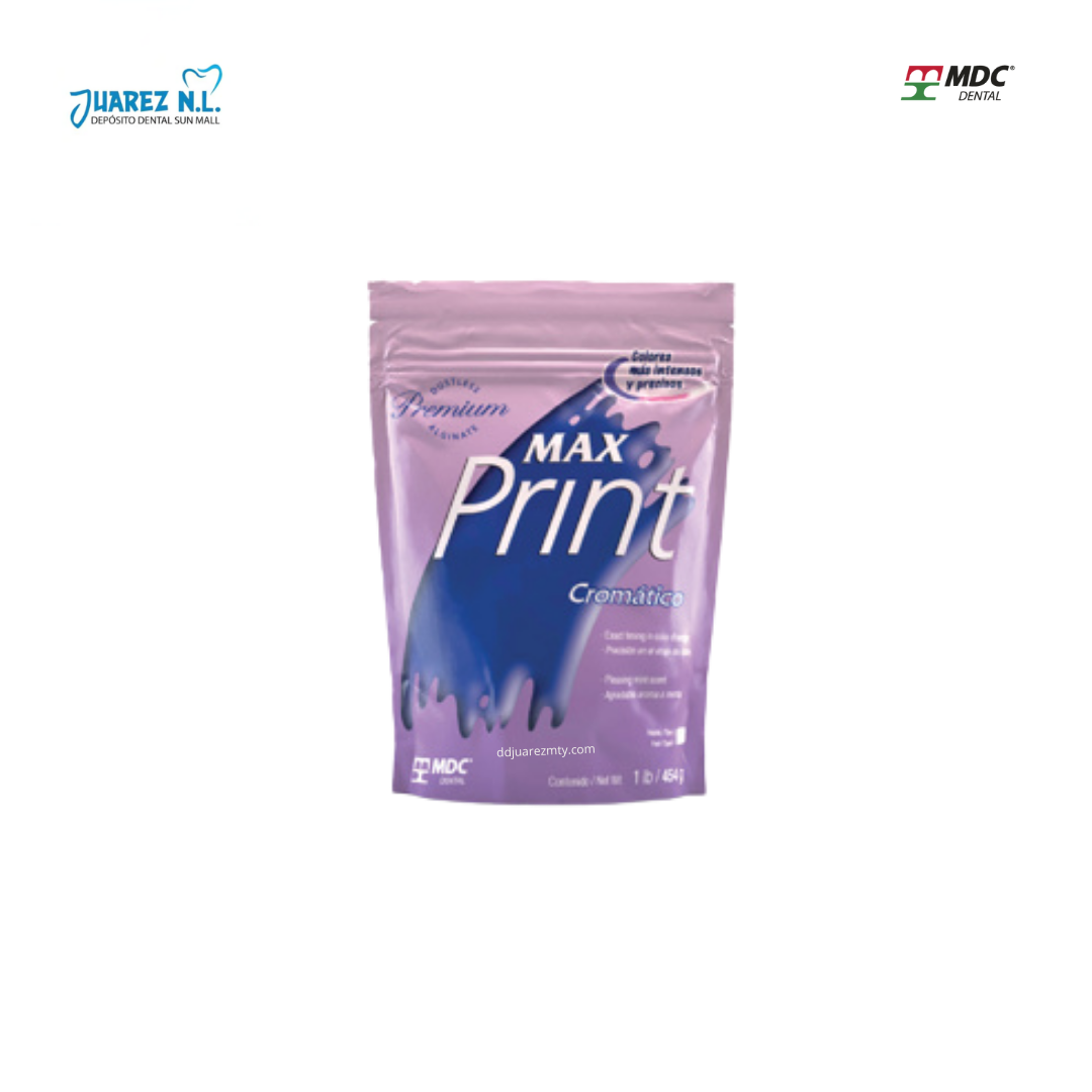 Alginato Max Print Cromático - Deposito Dental Juarez