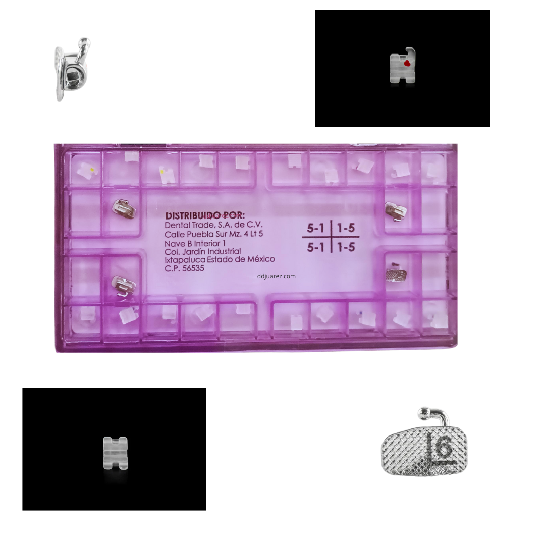 Brackets Cerámicos 0.022 Glint Borgatta - Deposito Dental Juarez