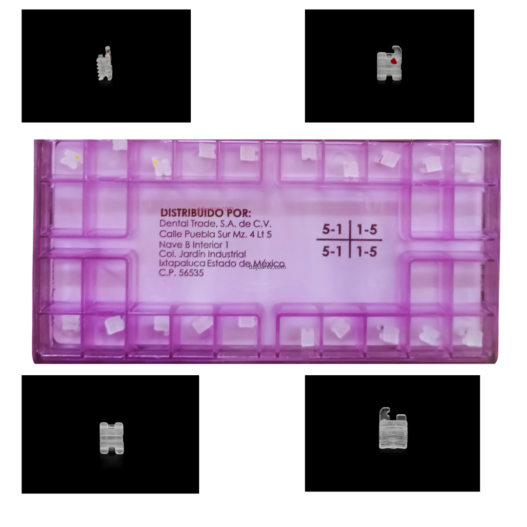 Brackets Cerámicos 0.022 Glint Borgatta - Deposito Dental Juarez