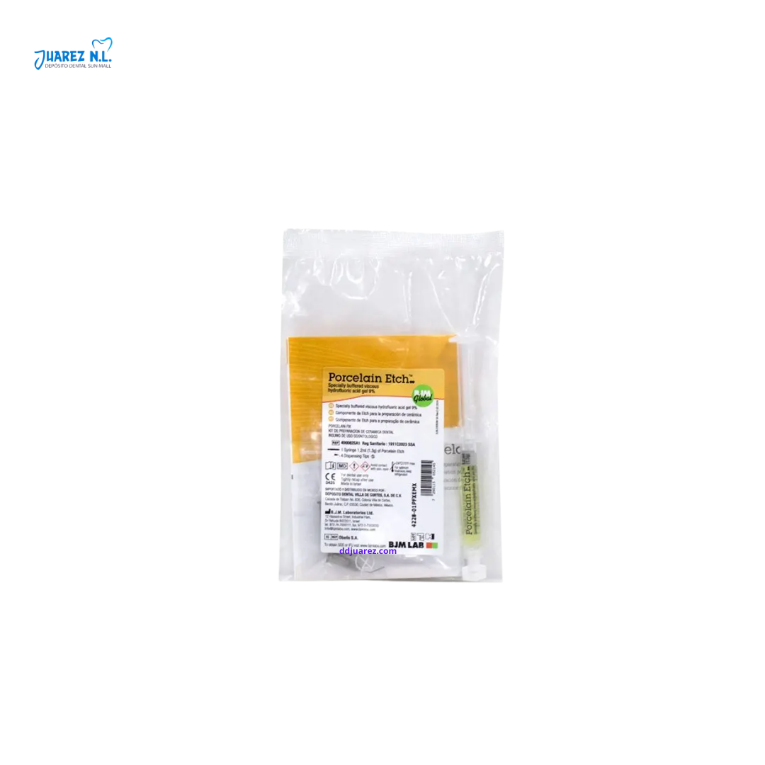 Acido Grabador Para Porcelana Porcelain Etch 1 Jeringa - Deposito Dental Juarez