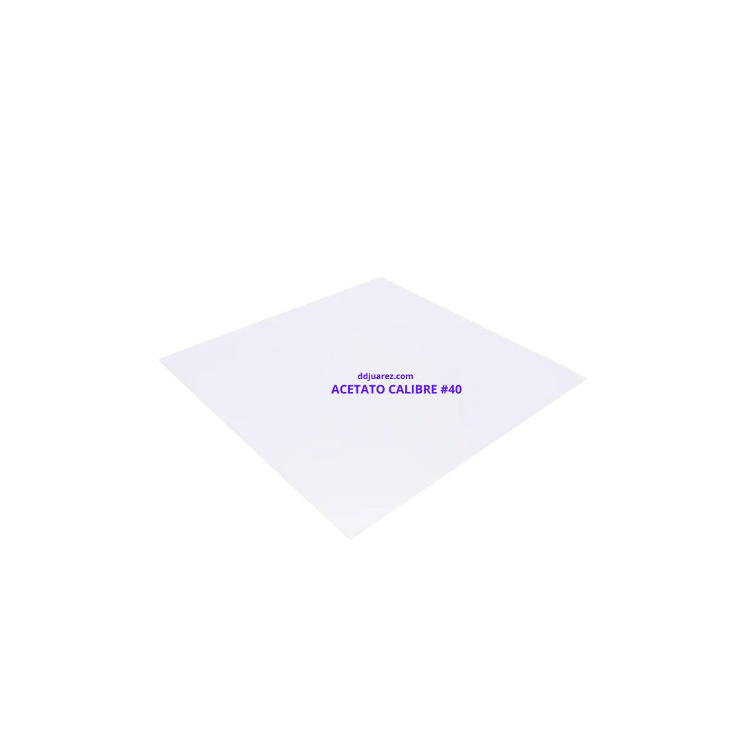 Acetato Valdi Rigido 1 Pieza Individual - Deposito Dental Juarez