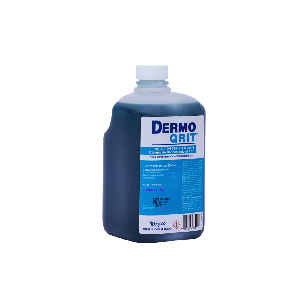 Dermo Qrit Desinfectante Quirúrgico Concentrado 500 Ml - Deposito Dental Juarez