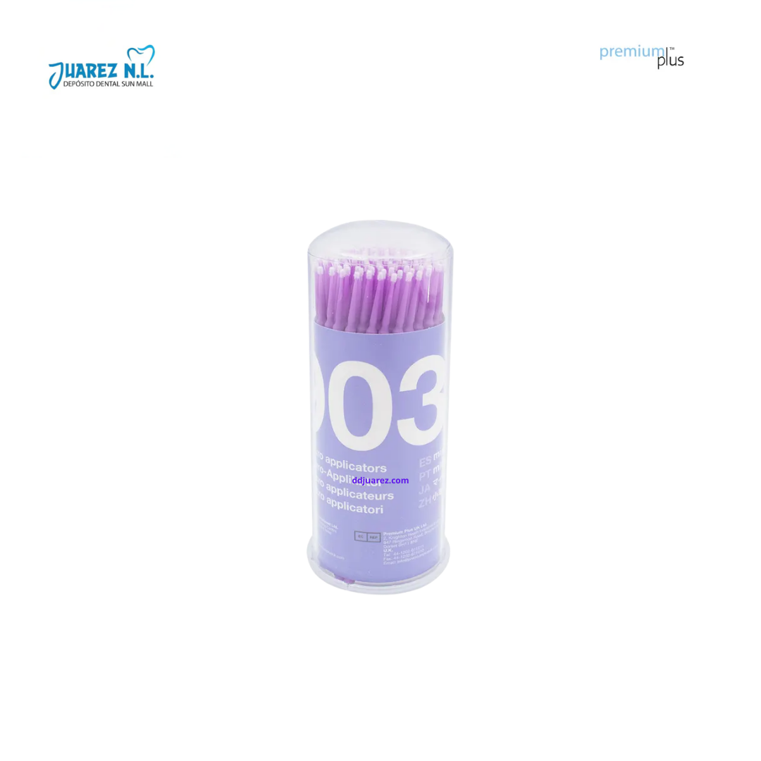 Micro Aplicadores Applicators Micro brush Con 100 (Premium Plus) - Deposito Dental Juarez