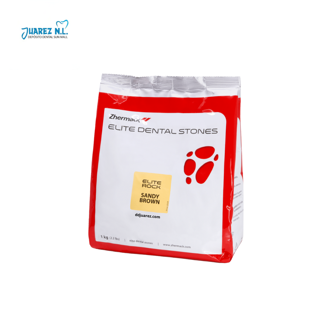 Yeso Velmix Elite Rock 1 Kg Sandy Brown - Deposito Dental Juarez