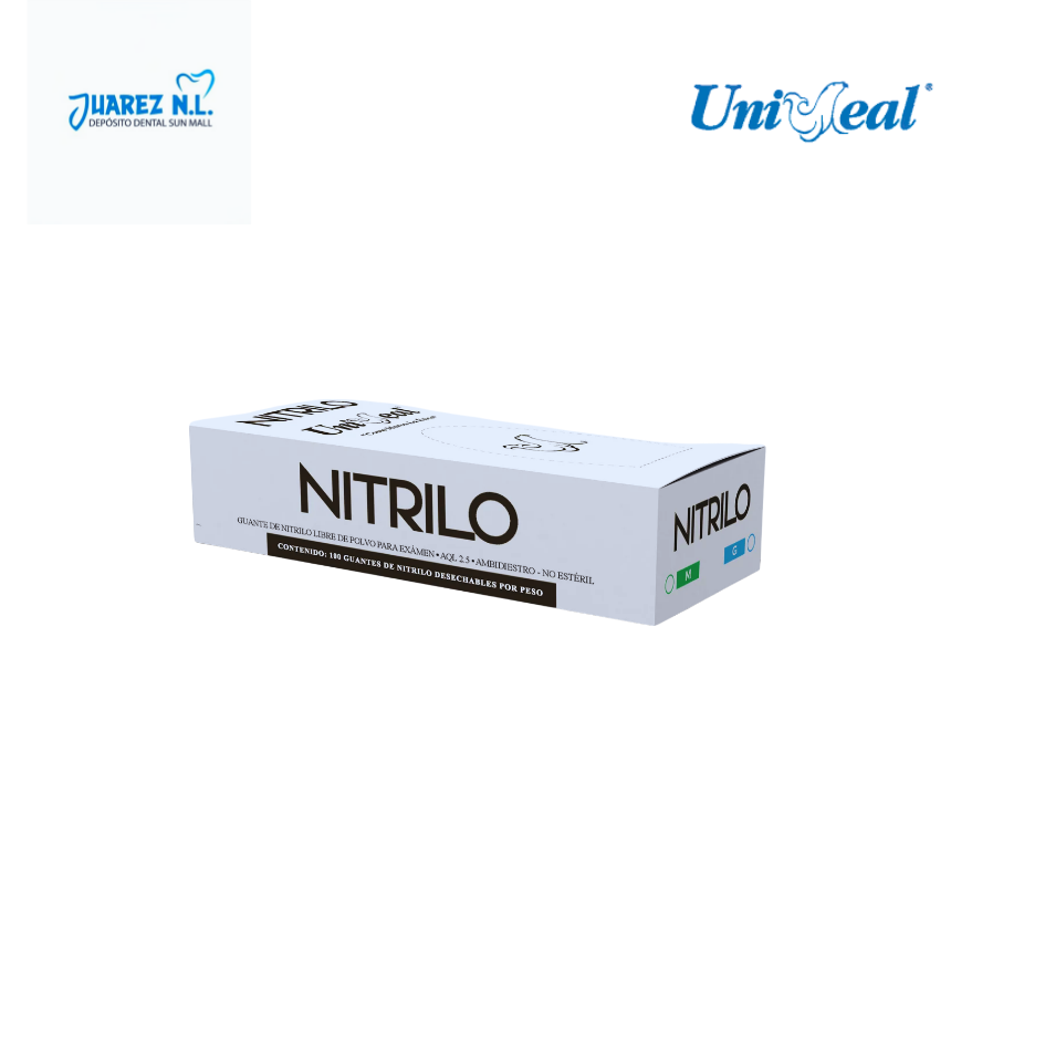 Guantes Nitrilo UniSeal - Deposito Dental Juarez