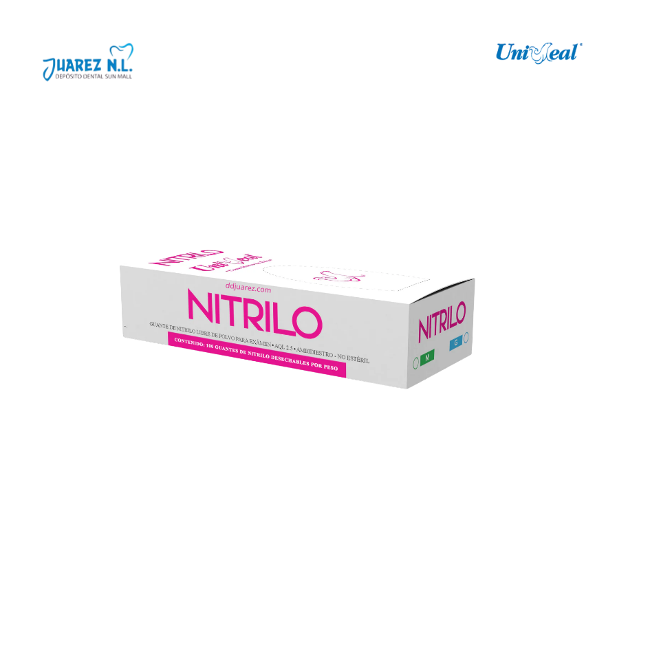 Guantes Nitrilo UniSeal - Deposito Dental Juarez