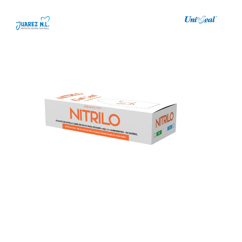 Guantes Nitrilo UniSeal - Deposito Dental Juarez