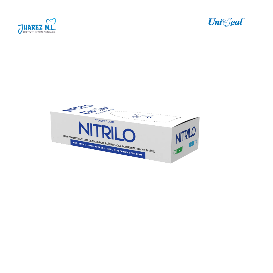 Guantes Nitrilo UniSeal - Deposito Dental Juarez