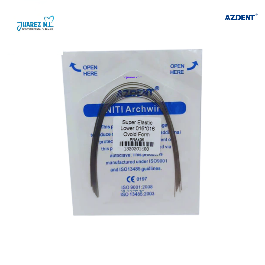 Arcos De Niti Ovoid Form - Deposito Dental Juarez