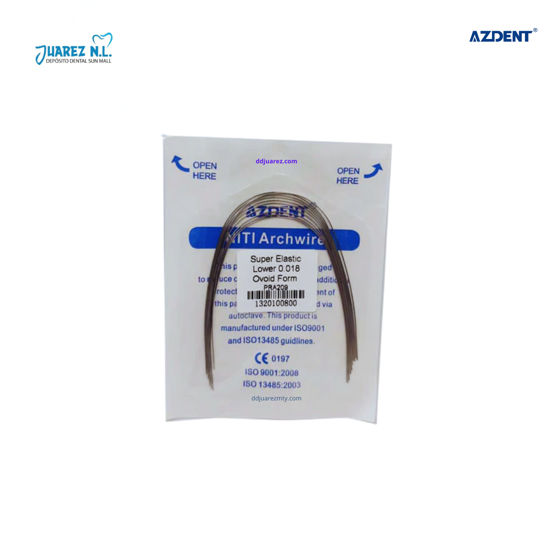 Arcos De Niti Ovoid Form - Deposito Dental Juarez