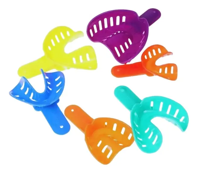 Cucharillas Dentales Plástico Azdent colores variados - insumo dental profesional - Deposito Dental Juarez