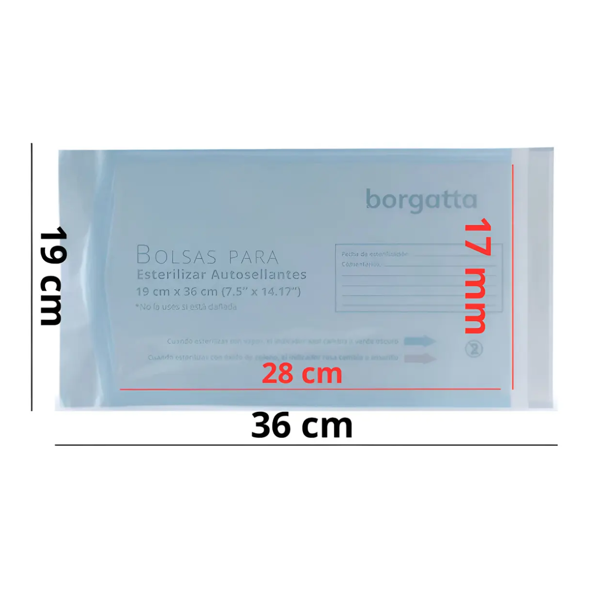 Bolsa para Esterilizar Borgatta