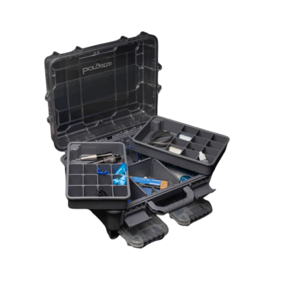 Caja organizadora  Pesquera Gris Borgatta Odontologia Con Divisiones Dental