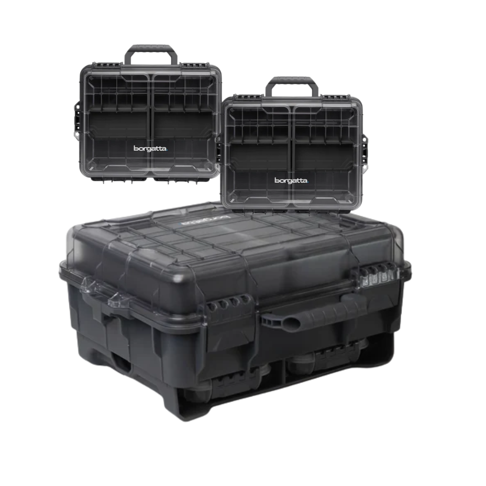 Caja organizadora  Pesquera Gris Borgatta Odontologia Con Divisiones Dental