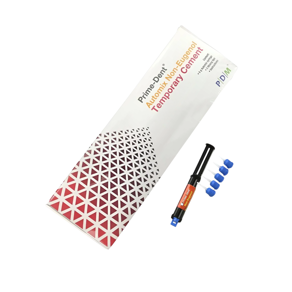 Cemento Temporal Prime Dent Automix Sin Eugenol Resina Dual