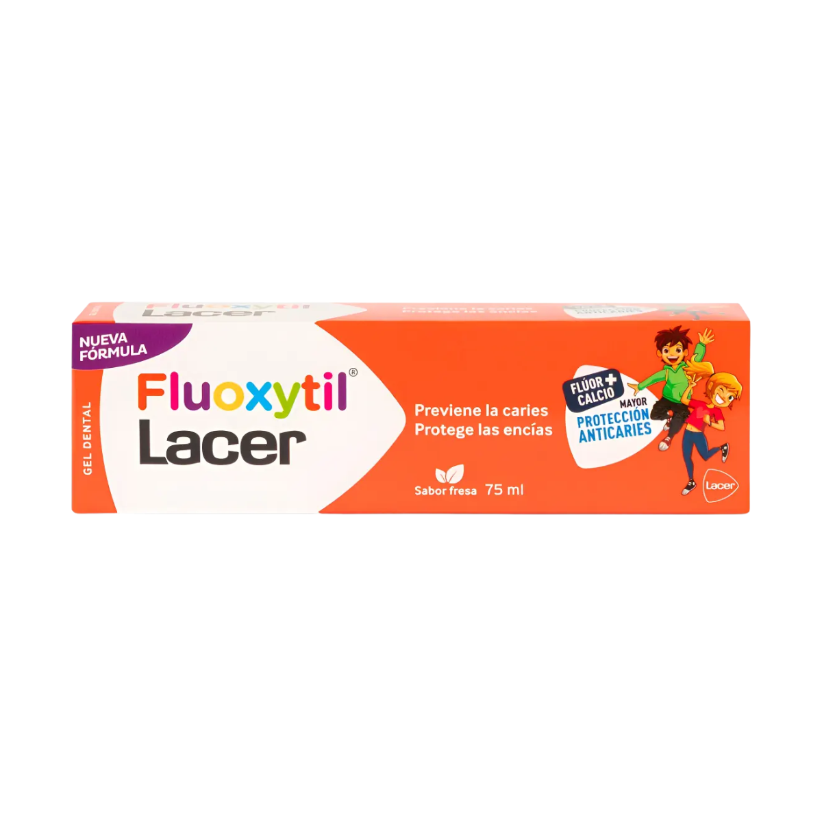 Fluoxytil Lacer Gel Dental Infantil 75 ml