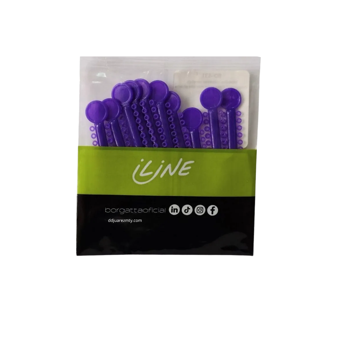 Ligas Módulos de Ortodoncia 1 Bolsa con 10 Bastones Borgatta