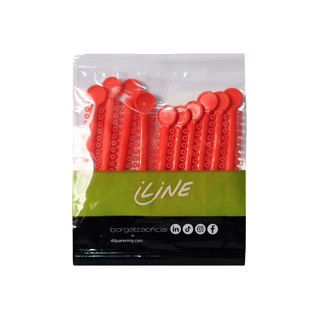 Ligas Módulos de Ortodoncia 1 Bolsa con 10 Bastones Borgatta