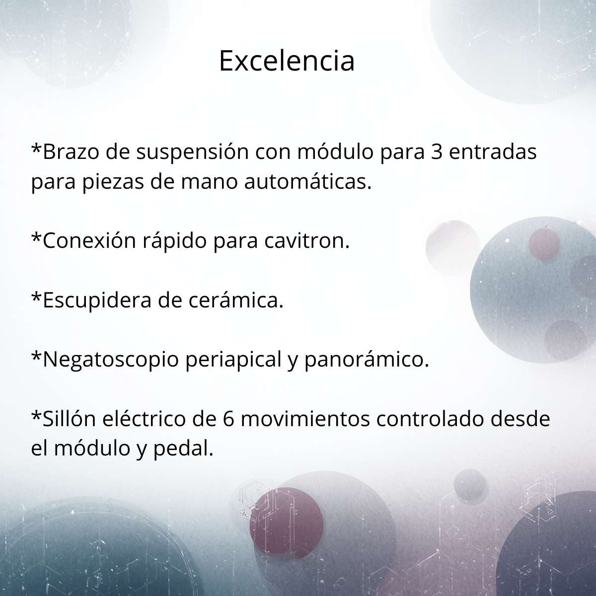 unidad dental electrica excelencia 6 movimientos eurodent - insumo dental profesional - Deposito Dental Juarez