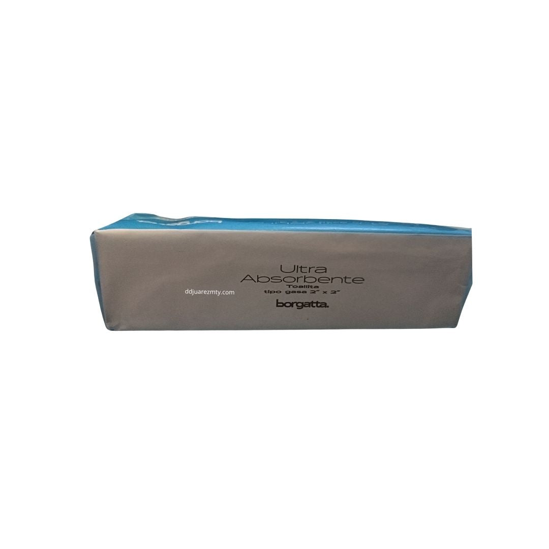 Gasas Borgatta De 4 Capas 2X2 200 Pzas
