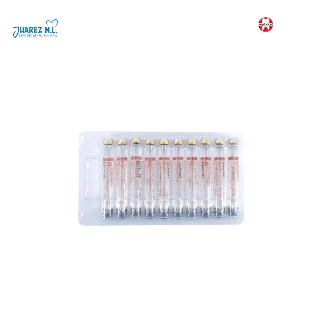 Anestesia Scandonest 2% Con 50 Cartuchos Vidrio - Deposito Dental Juarez