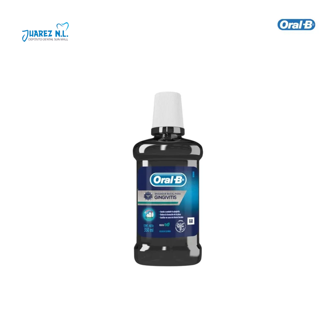 Enjuague Bucal Oral B para Gingivitis 350ml - Deposito Dental Juarez