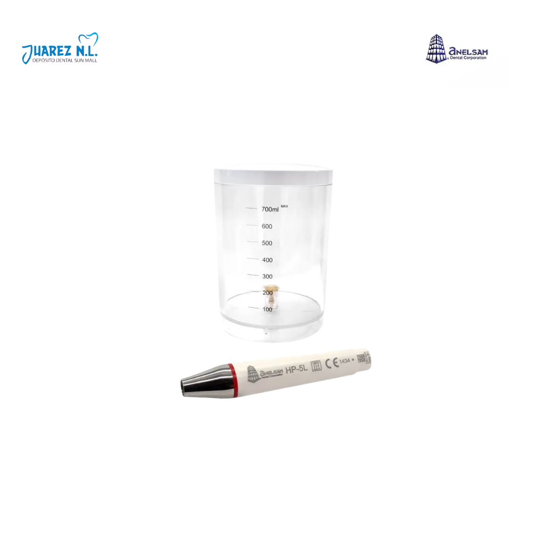 Escariador Ultrasonico M6 Anelsam Triple Funcion Destartraje, Profilaxis Y Endodoncia C/Luz Led C/Abastecedor Blanco(Garantia De 1 Año) - Deposito Dental Juarez