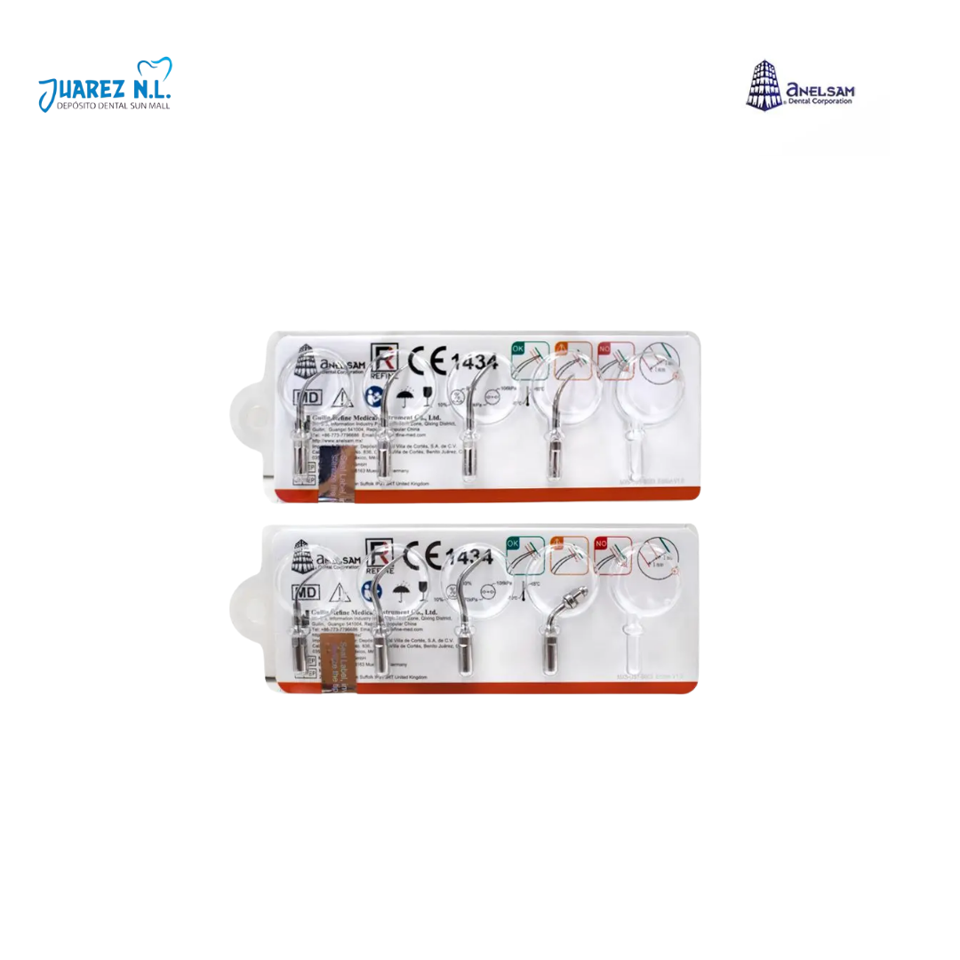 Escariador Ultrasonico M6 Anelsam Triple Funcion Destartraje, Profilaxis Y Endodoncia C/Luz Led C/Abastecedor Blanco(Garantia De 1 Año) - Deposito Dental Juarez