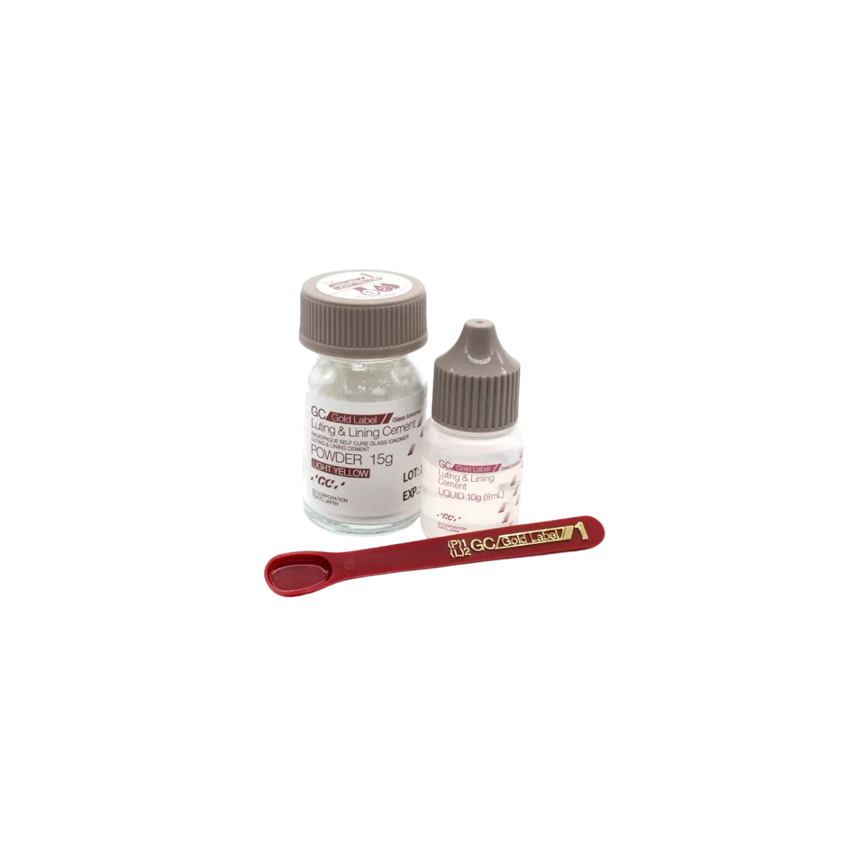 Ionómero de Vidrio Fuji Mini Gold Label GC – 15g Polvo + 8ml Líquido