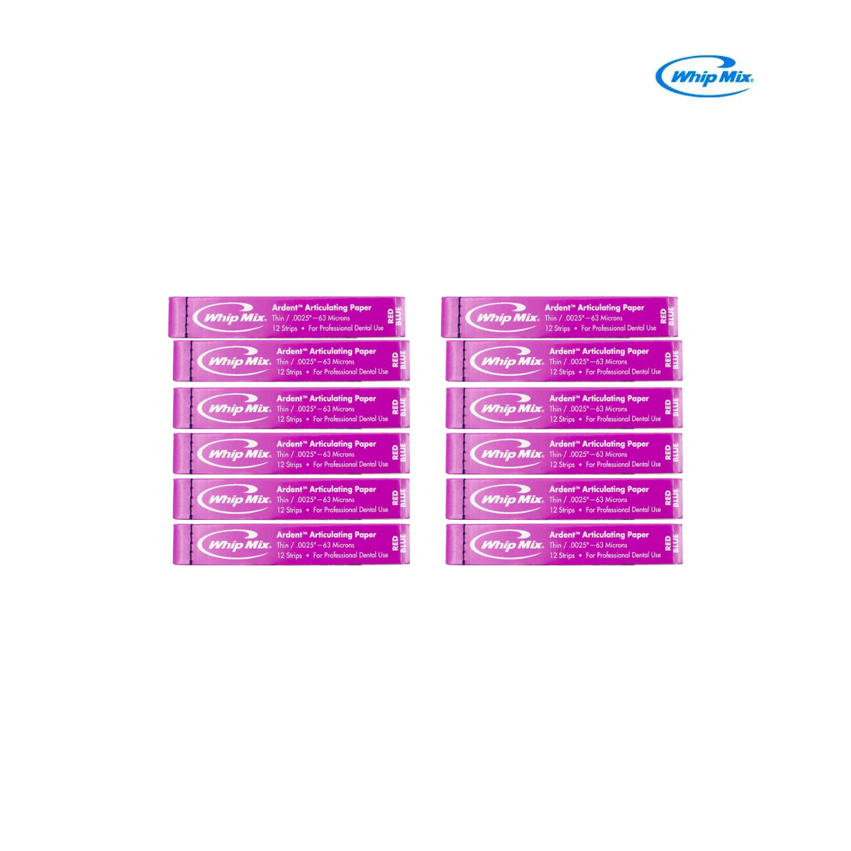 Papel Articular Whip-Mix 12 Piezas